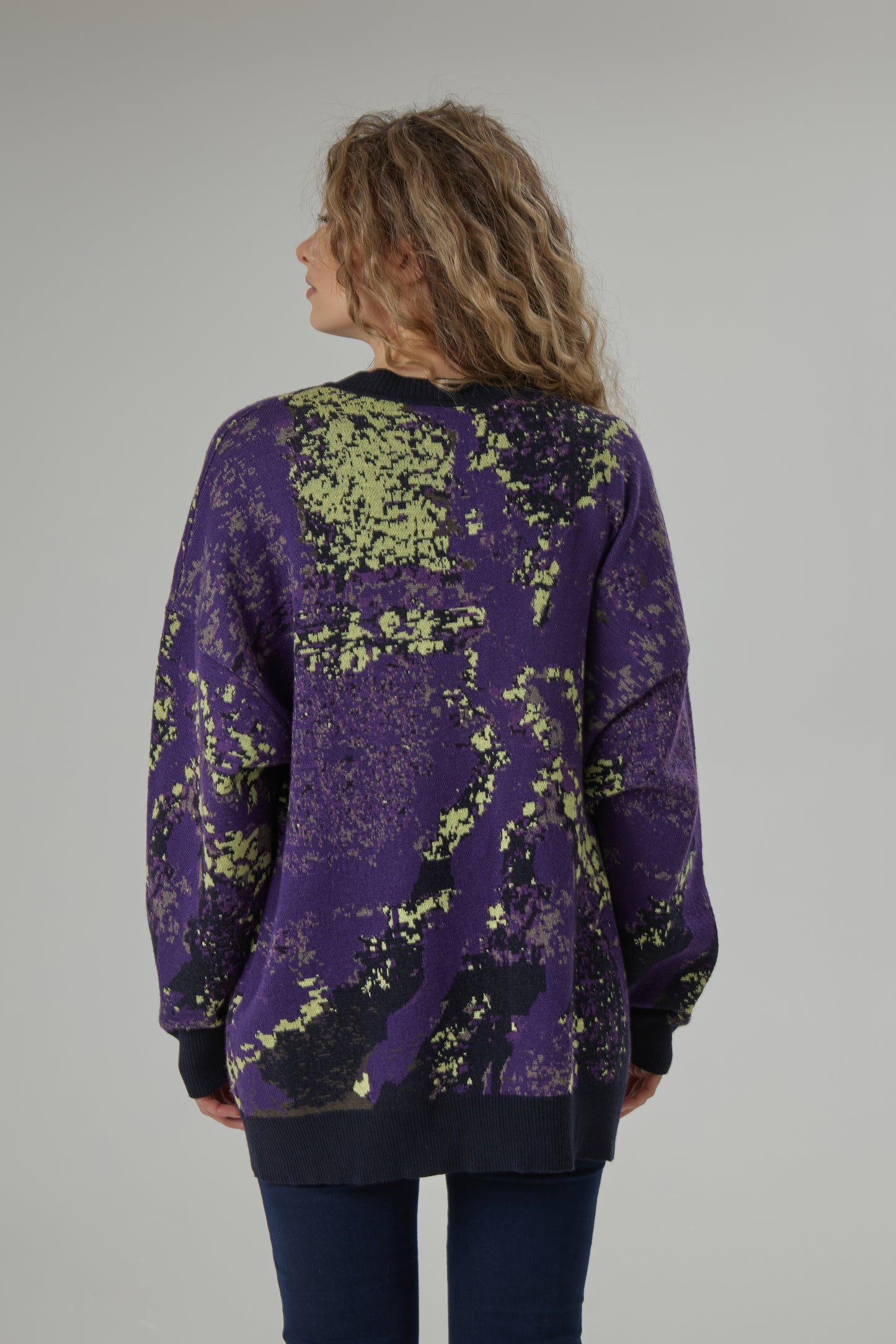 Merino wool violet sweater KOMODO