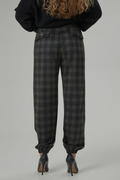 Checkered joggers GOTLAND