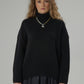 Cashmere blend turtleneck sweater MANHATTAN