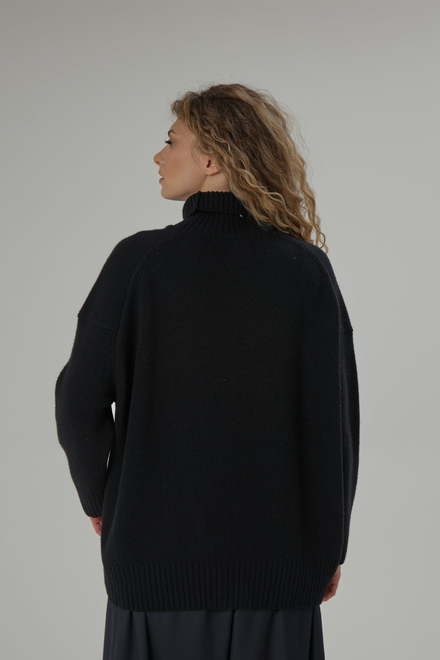 Cashmere blend turtleneck sweater MANHATTAN